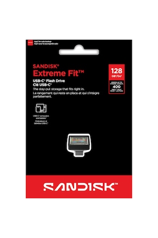 Sandisk Ultra Fit 128gb Sdcz530-128g-g46 400mb/s Type-c Flash Bellek 128 GB