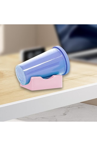 Suntek Silikon Bardak Beşiği Taşınabilir Küçük Kupa Pembe