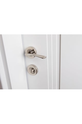 Nikel Brawo Wc Kapı Kolu Ön- Arka Takım