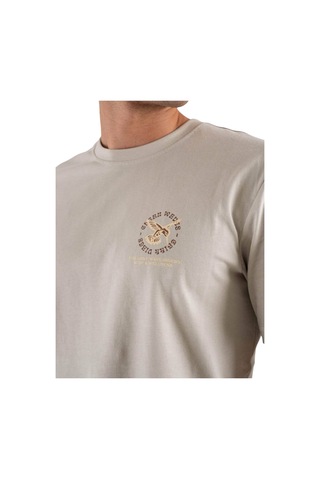 Only Erkek T-shirt 22029483 Onsmanuel Lıfe Reg Ss Desert Tee Gümüş