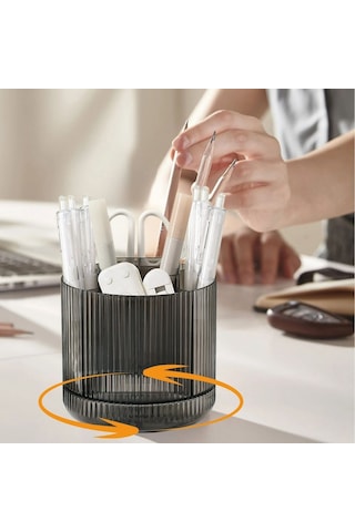 Buffer 360 Dönebilen Plastik Organizer Çok Amaçlı Mutfak, Banyo Ve Makyaj Malzemesi Düz Çok Renkli