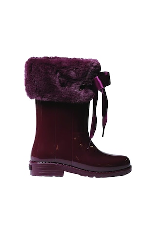 Vı Burgundy Bot Yağmur Kız Çocuk Lorca Toni Pons Raın Boots In Glossy Rubber Vı Burgundy