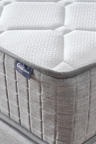 Mimoza Tek Kişilik Antibakteriyel Ortopedik Paket Yaylı Yatak Gri