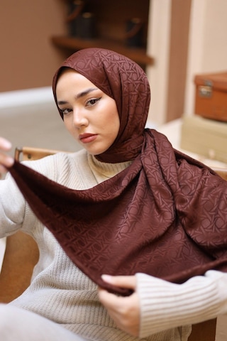 Silk Home Deluxe Şal - Çikolata - Çikolata