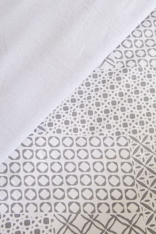 Kaşmir Home Flavo %100 Pamuk Çift Kişilik Nevresim Takımı Gri Gri