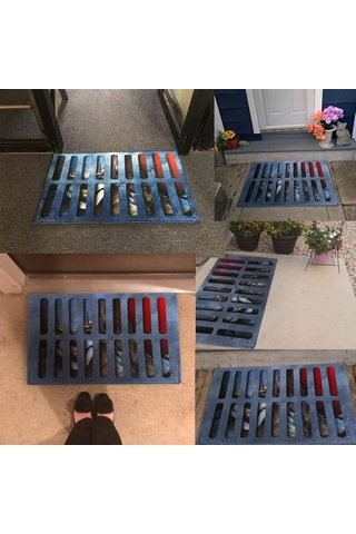 Singree 3d Halloween İllüzyon Palyaço Paspas - Suyu Hızlı Emici, Çift Taraflı Kayma Engeli, 60x90 Cm Poliester+kauçuk