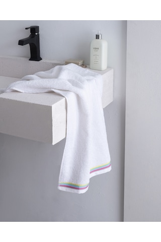 Pomeline %100 Pamuk Yüz Havlusu - Beyaz - 50x100 Cm 8684427282250 Beyaz