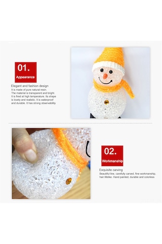 Yifomall Güneş Enerjili Kış Baba Figürlü Bahçe Işığı - Ip44 Su Geçirmez Dış Mekan Dekorasyonu, 4 Renkli Toplu Paket, Akşamdan Sabaha Otomatik Aç-kapa