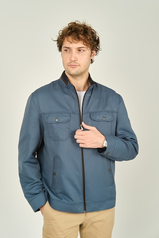 Lucas Erkek Hakim Yaka Cep Detaylı Mevsimlik Spor Mont 2734 Indigo Indigo İndigo