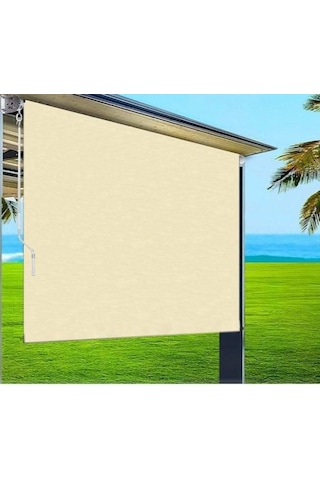 Balkon Stor Perde Mekanizmalı-su Geçirmez 300 X 210 Krem