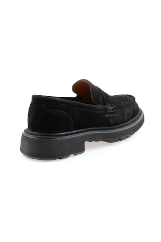 Siyah Hakiki Deri Erkek Loafer Ayakkabı E01597000102 Siyah