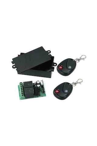 Pazly 433mhz 12v 2k 10a Röleli Alıcı + 2x2 Tuş Rf Kumanda 1527 Entegre - Akıllı Ev Otomasyon İçin Diğer