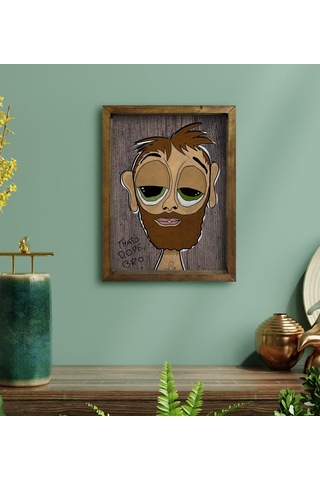 Bk Home The Lazy People Collection Hobo Guy Tasarımlı Doğal Masif (496633115)