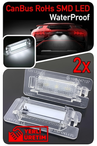 Bmw 5 Serisi E39 E60 E61 1995-2010 Canbus Led Plaka Aydınlatma Ledi Lambası