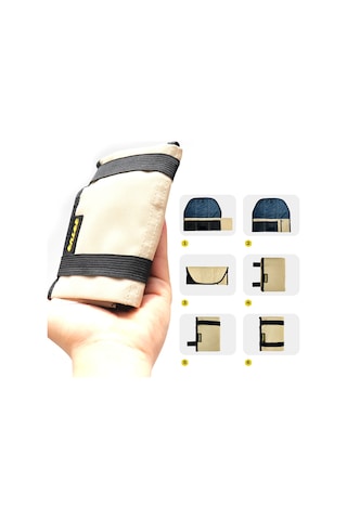 Enlee-hızlı Bırakma Bisiklet Koltuk Altında Koltuk Çantası Y29185-b Siyah