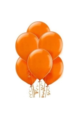 Balon Evi Metalik Turuncu Balon 12 İnch 10'lu