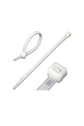 100 Adet Pemsan 38Cm X 8Mm Plastik Cırt Kelepçe Beyaz