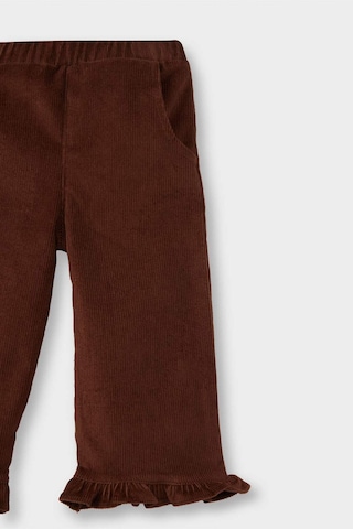 Defacto Kız Bebek Beli Lastikli Wide Leg Düz Paça Kadife Pantolon G1665a525wnbn319 Kahve-bn319