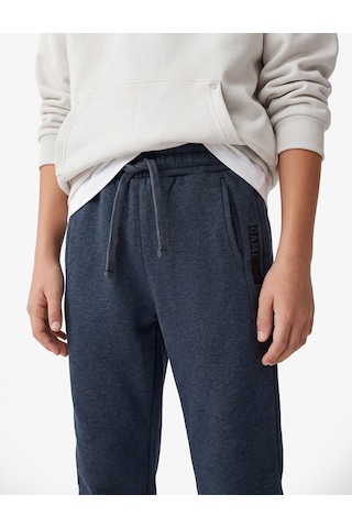 Koton Cepli Beli Bağlamalı Şardonlu Jogger Eşofman Altı Mavi 7wkb40098tk
