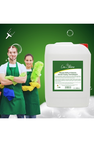 Cox Shine Beyaz Sabun Kokulu Yüzey Temizleyici Konsantre 5 Kg
