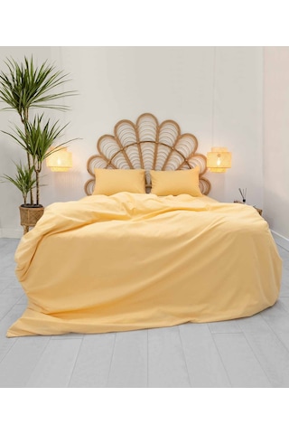 Koza Home Pacifico Nevresim Takımı Pamuk Amber Tek Kişilik 160x220 9544a Turuncu