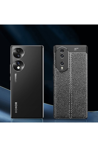 Honor 70 Kılıf Tchs Niss Silikon Kapak - Lacivert Lacivert