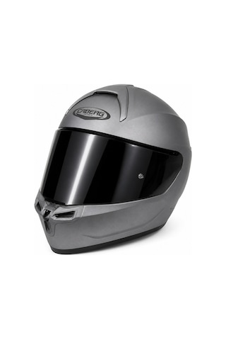 Roxter Full Face Kask Gun Metal Gümüş
