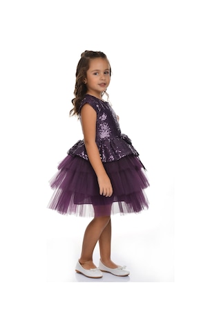 Mnk Baby & Kids Pul Payet Tütü Parti Elbisesi 001