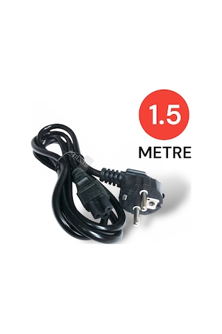 Tek-iş 1.5m 3 Kutuplu Power Kablo Notebook, Monitör Ve Cihazlar İçin