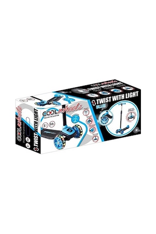 Işıklı Scooter Mavi Led Işıklı Scooter