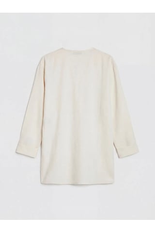 Lc Waikiki Bej Kruvaze Yaka Keten Karışımlı Kadın Kimono