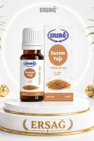Ersağ Soğuk Pres Susam Yağı 30 ML