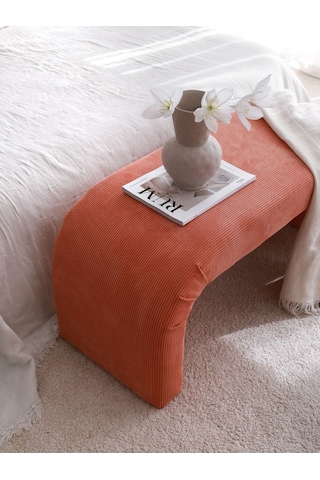 Nu Bench Puf Nar Çiçeği