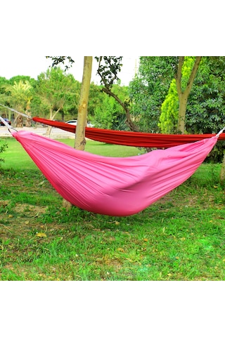 Indirimsmart Bundera Kamp Hamağı Piknik Hamağı Bahçe Balkon Cep Outdoor Hamak