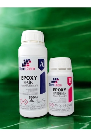 Ultra Şeffaf Hobi Epoksi Seti 750 Gr Ekstra Parlak Hobi Sanat Tep