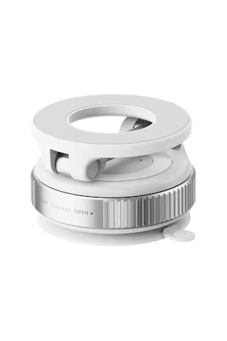 Ekılıf - Telefon Tutucu K007 360 Derece Dönebilen Vakum Özellikli Magnetik Telefon Tutucu - Beyaz - T36061 Beyaz