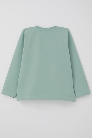 Breeze Erkek Bebek Uzun Kollu Tişört Cool Yazı Armalı Cepli 9 Ay-3 Yaş, Mint Yeşili Mint Yeşili