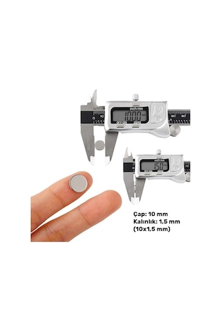Ø10x1,5 Mm Neodyum Mıknatıs 25 Adet Set