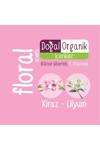 Sleepy Floral Kişisel Bakım Havlusu 100 Yaprak Tekli
