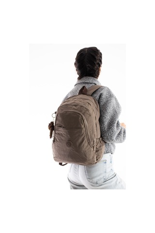 Su Geçirmez Kumaş Vizon Renk Unisex Çanta Yükseklik 40cm Genişlik 28cm VİZON