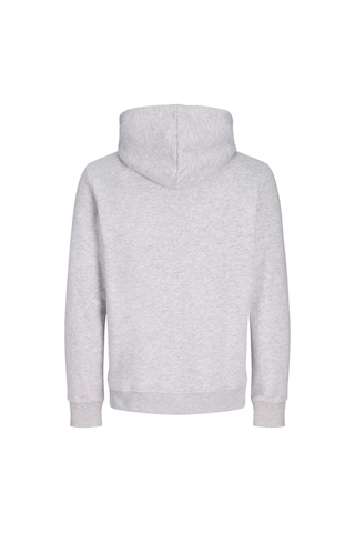 Jack & Jones Jjrush Erkek Kapüşonlu Sweatshirt Rahat Günlük Pamuklu Gri