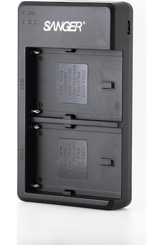 Sanger Np F970 Sony İkili Usb Şarj Aleti
