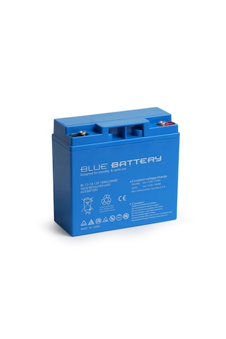 Blue Battery 2 Adet 12v 18ah Bakımsız Kuru Akü 2025 Üretim