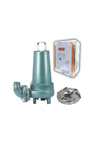 Varan Wqk 30-7-2.2qg Bıçaklı Koruma Panolu Foseptik Dalgıç Pompa 3 Hp / 2.2 Kw, Trifaze 380 V