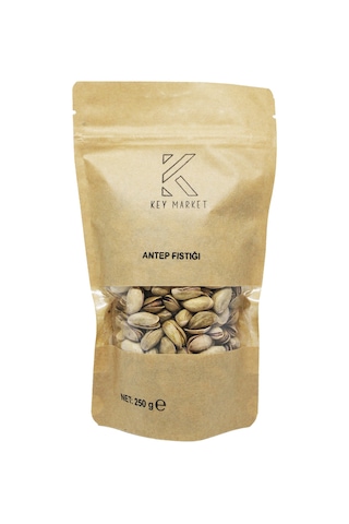 Key Market Doğal Kavrulmuş Kabuklu Tuzlu Antep Fıstığı 250 G