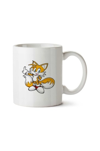 Tails Sonic İki Tarafı Baskılı Kupa Bardak Çok Renkli Tails Sonic İki Tarafı Baskılı Kupa Bardak Çok Renkli