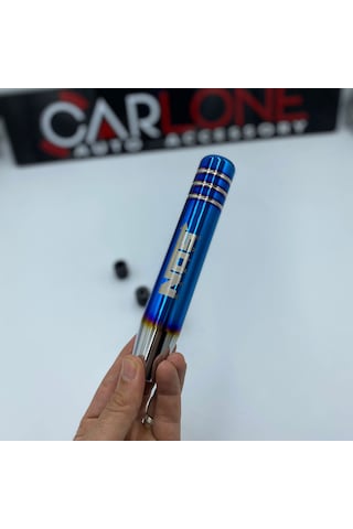 Drift-drag Nos Logolu Mavi-gümüş Sert Metal Malzeme Süper Lüx
