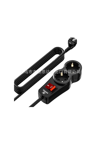 Joyjadehub Vde Alman Tipi Avrupa Tipi Priz, Kablolu 2 Konumlu