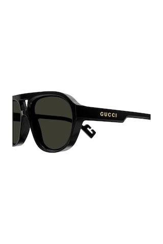 Guccı 1239s 004 58 Erkek Güneş Gözlüğü Siyah