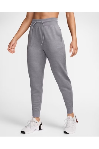 Nike Therma-fıt One Fb5431-091 Kadın Yüksek Belli 7/8 Jogger Pantolon - Carbon Heather Grı Melanj